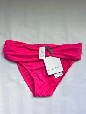 La Blanca Vibrant Pink Bikini Bottoms Size 2